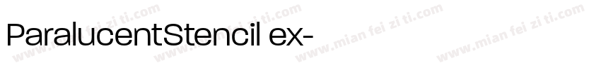 ParalucentStencil ex字体转换